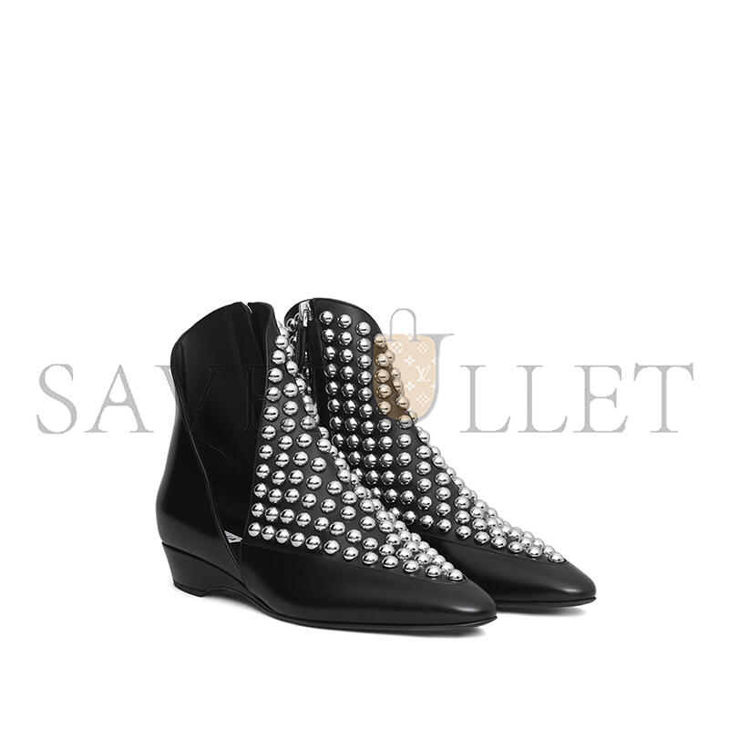 A1a1a 30MM SIDE-ZIP STUDDED BOOTS